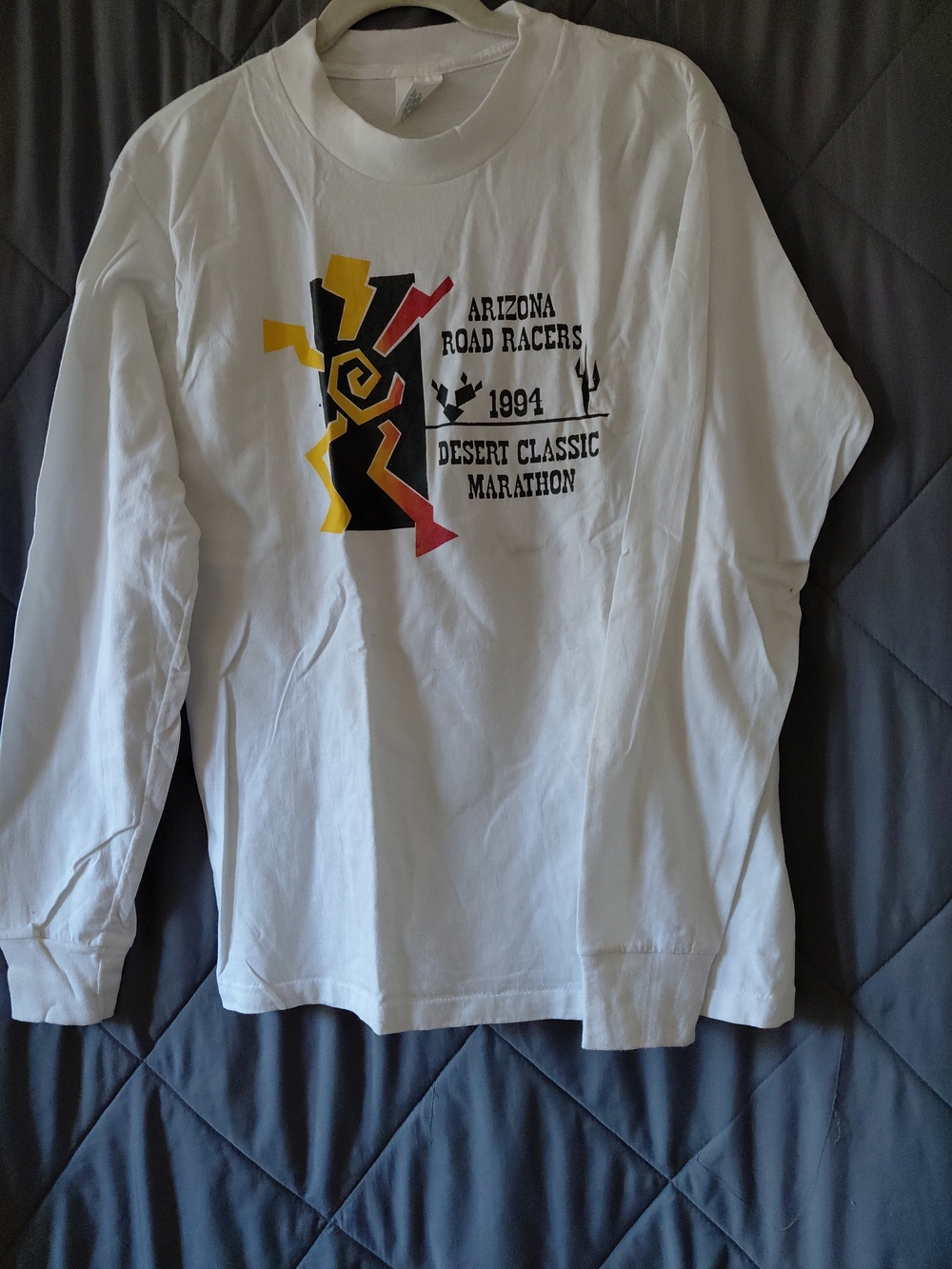 1994 Desert Classic Marathon White Long Sleeve Tee